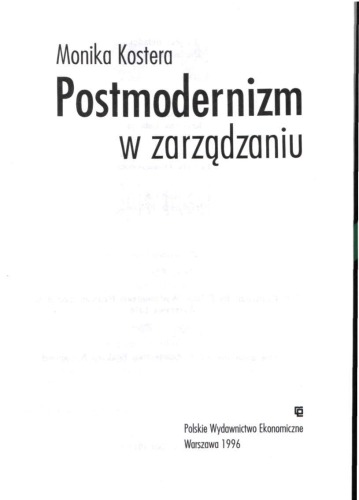 Postmodernizm w zarządzaniu