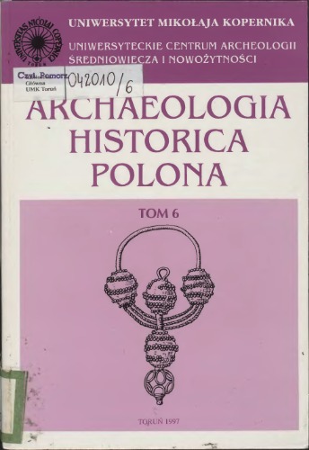 Studia z archeologii i historii