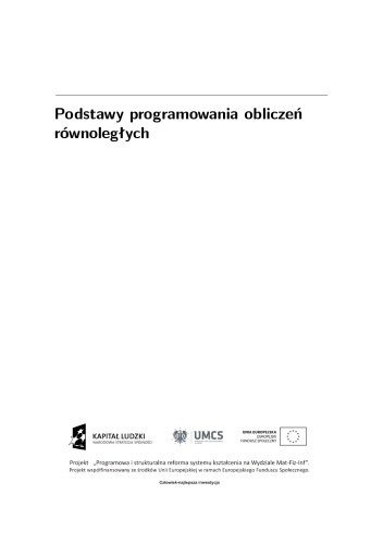 Podstawy programowania obliczeń równoległych