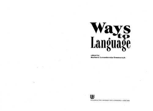 Ways to language