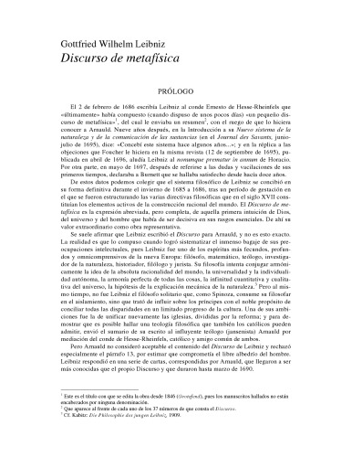 Discurso de Metafisica (Humanidades)