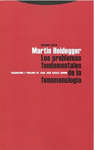 Los problemas fundamentales de la fenomenología 1919-1920