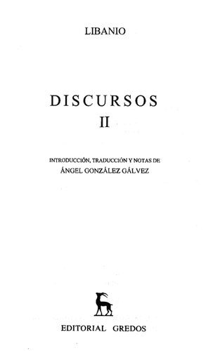 Discursos II (Biblioteca Clásica Gredos nº 292)
