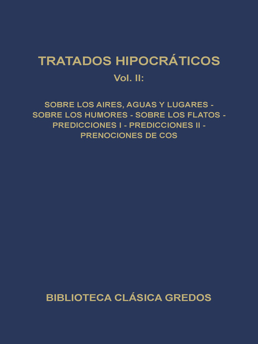 Tratados hipocráticos II