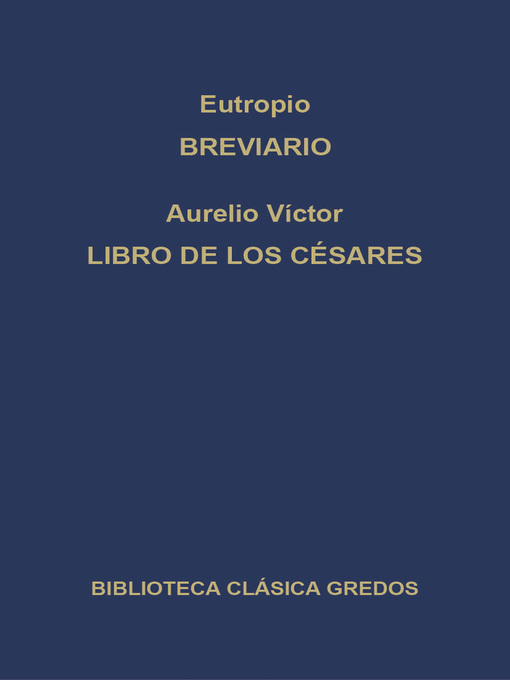 Breviario. Libro de los Césares