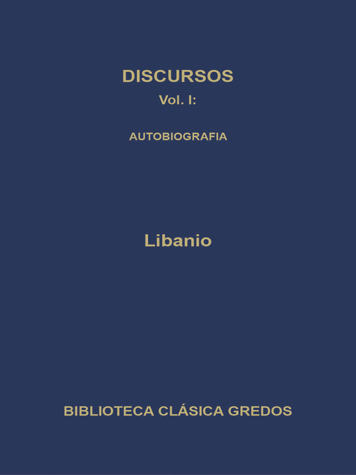 Discursos I. Autobiografía