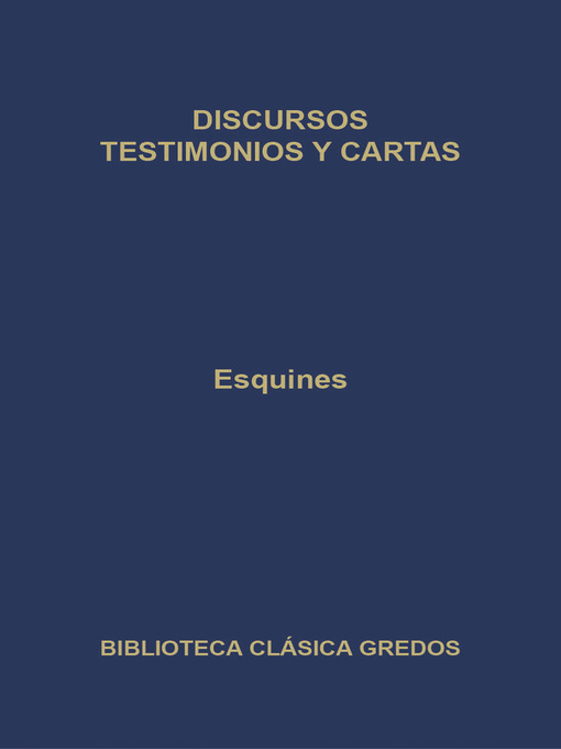 Discursos. Testimonios y cartas.