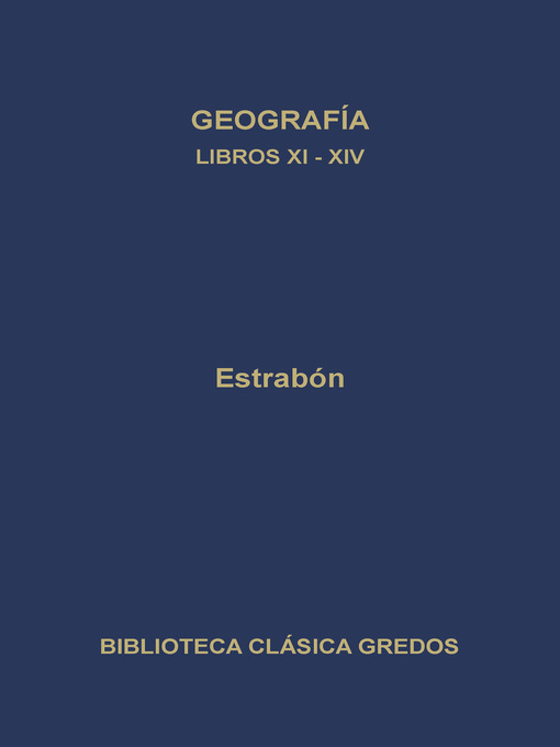 Geografía. Libros XI-XIV