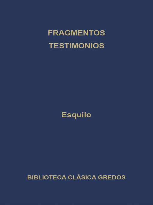 Fragmentos. Testimonios.