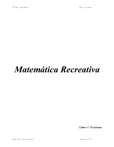 Matem&aacute;ticas recreativas 1 (Juegos de Inteligencia) (Spanish Edition)