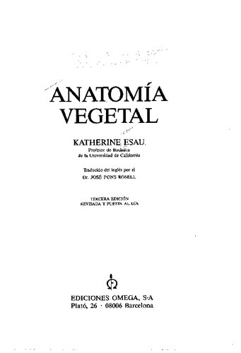 Anatomía vegetal