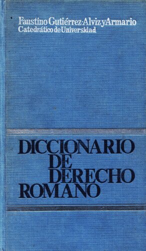 Diccionario de derecho romano