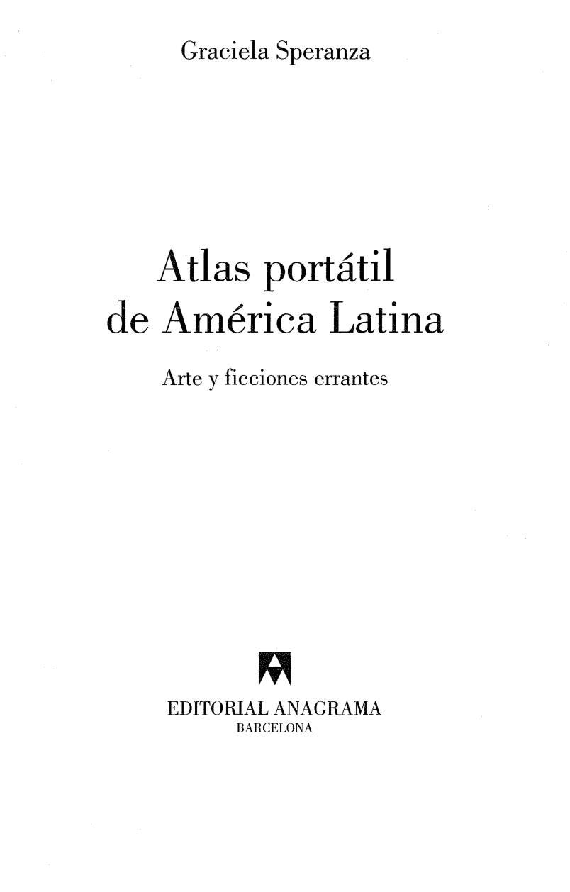 Atlas portátil de América Latina.