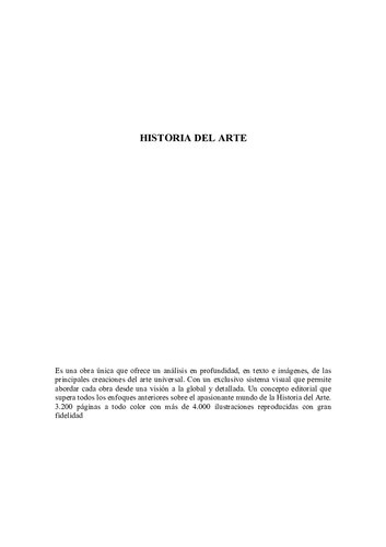 Historia del Arte (Volumes 1-10)