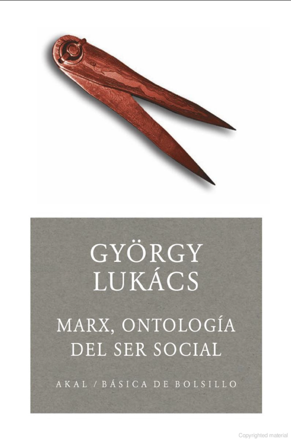 Marx, ontología del ser social