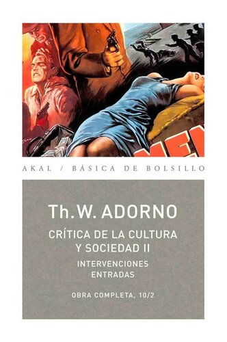 Crítica de la cultura y sociedad. II