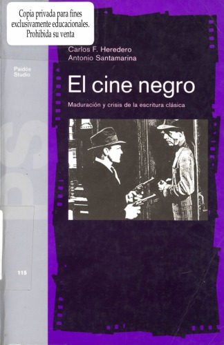 El cine negro / Black Cinema (Spanish Edition)