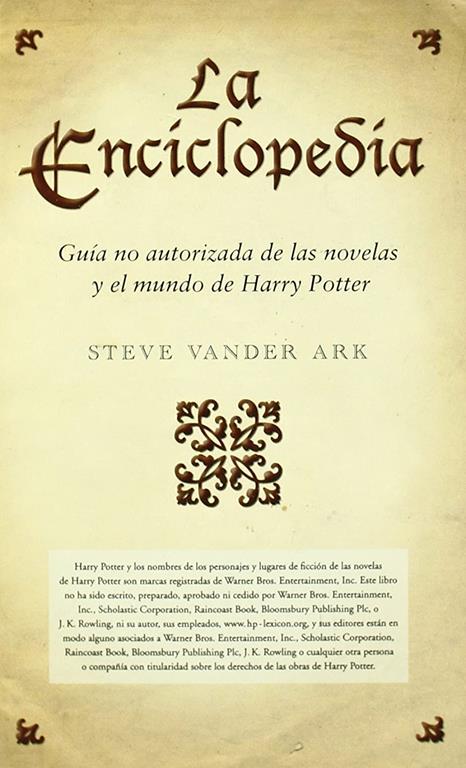 La Enciclopedia Guia no autorizada de las novelas y el mundo de Harry Potter (Hp Lexicon) (Spanish Edition)