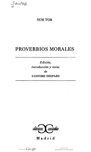 Proverbios Morales