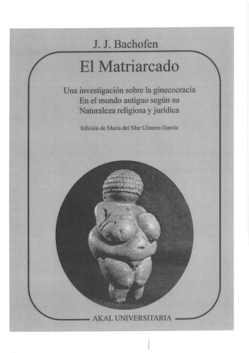 El matriarcado (Universitaria) (Spanish Edition)