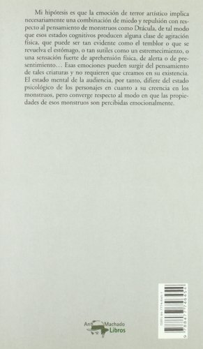 Filosof&iacute;a del terror o paradojas del coraz&oacute;n (La balsa de la Medusa) (Spanish Edition)