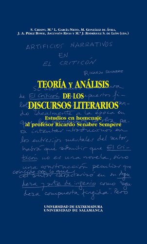 Teoria y Analisis de Los Discursos Literarios