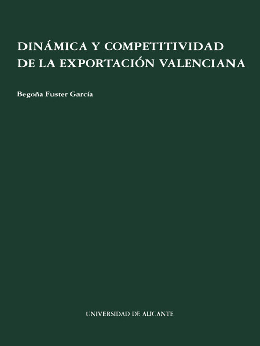 Dinámica y competitividad de la exportación valenciana