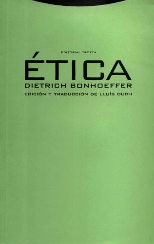 Etica   Dietrich Bonhoeffer