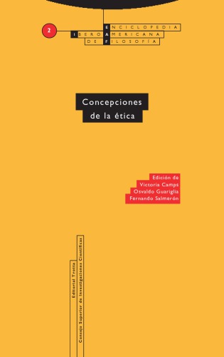 Concepciones de la etica (Enciclopedia iberoamericana de filosofia)