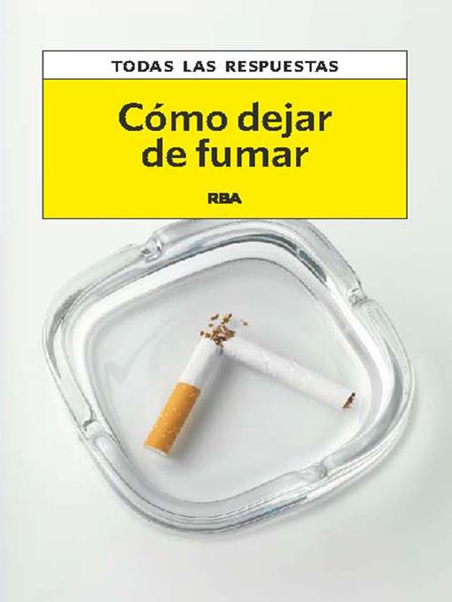 Cómo dejar de fumar