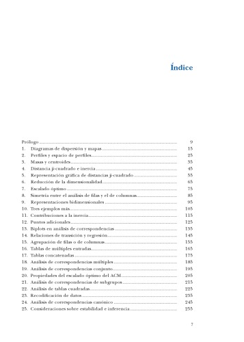 La Práctica del análisis de correspondencias