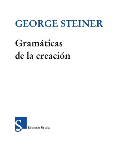 Gramáticas de la creación