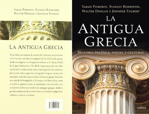 La antigua Grecia. Historia política, social y cultural/Ancient Greece