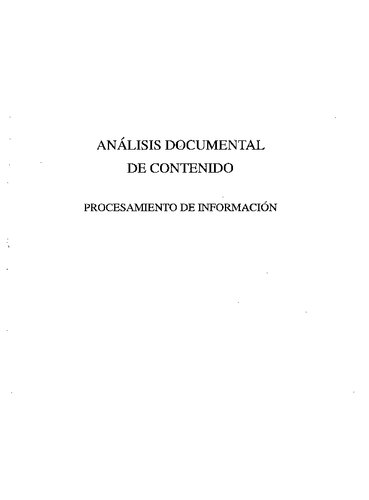 Análisis documental de contenido