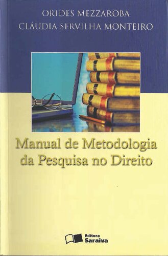 Manual de metodologia da pesquisa no direito