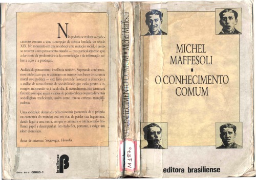 O Conhecimento comum compendio de sociologia compreensiva