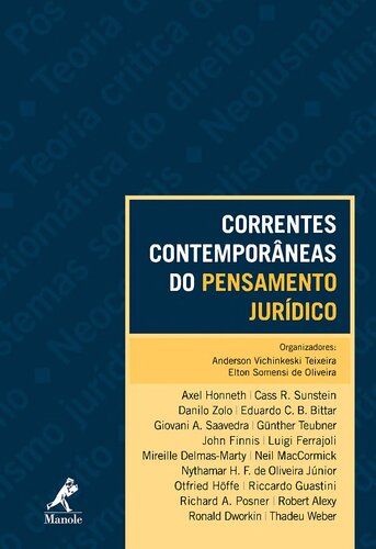 Correntes contemporâneas do pensamento jurídico