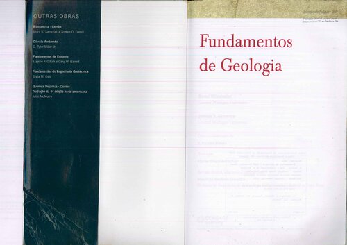 Fundamentos de geologia.