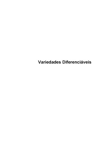 Variedades Diferenciáveis