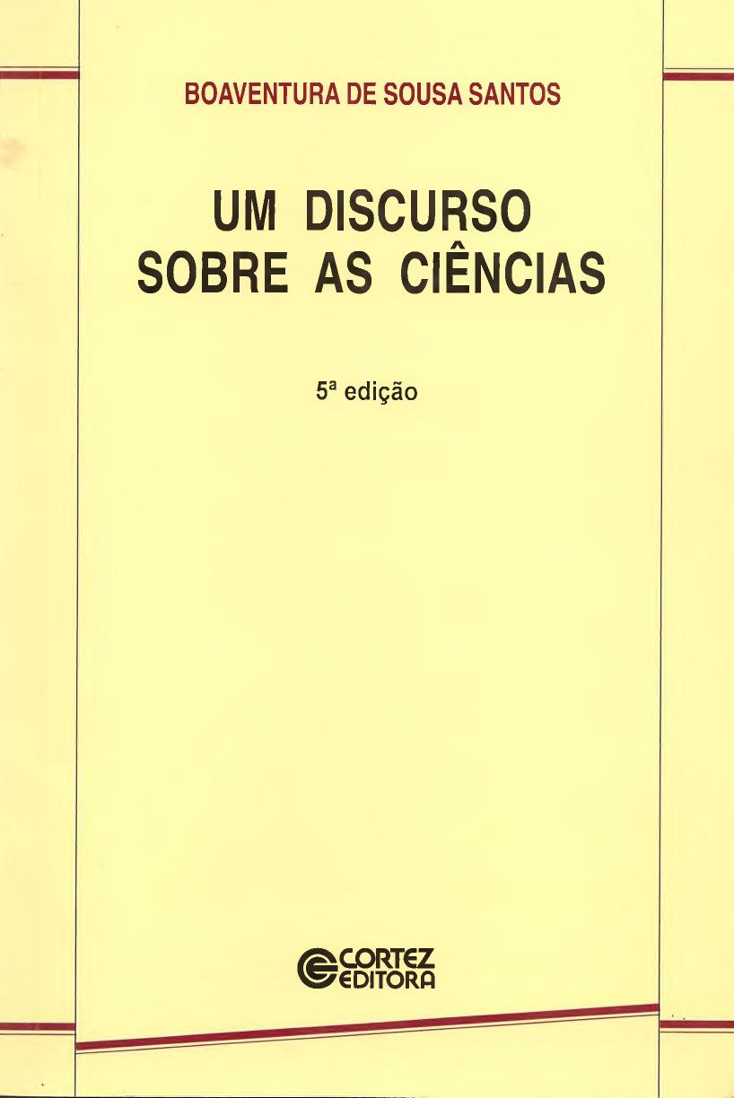 Um discurso sobre as ciências