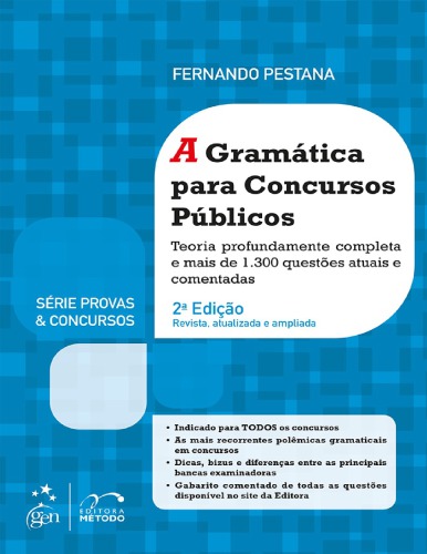 A cramática para concursos públicos (2a. ed.).