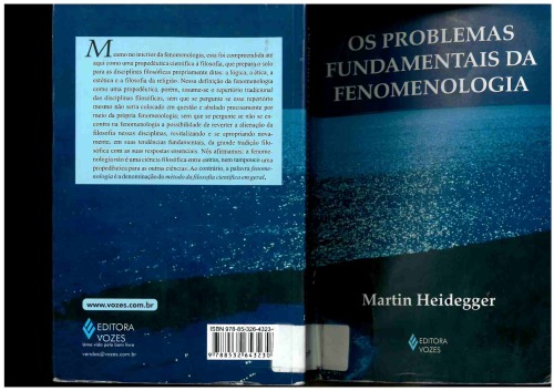 Os problemas fundamentais da fenomenologia