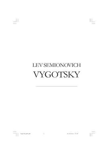 Lev Semionovitch Vygotsky (Educadores, #56)