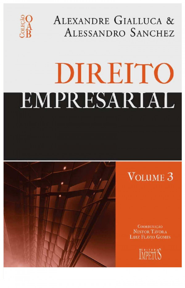 Direito Empresarial, Volume 3