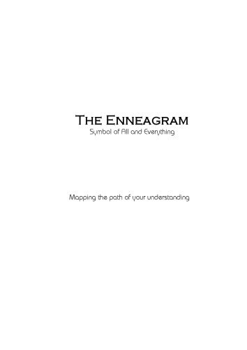 The Enneagram Symbol Of All &amp; Everything