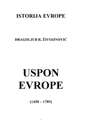 Uspon Evrope