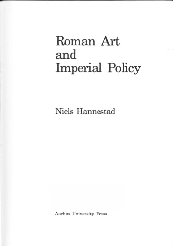 Roman Art and Imperial Policy