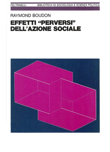 Effetti "perversi" dell’azione sociale