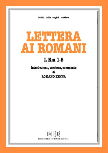 Lettera ai Romani. Vol. 1