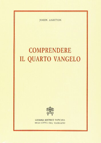 Comprendere il quarto vangelo